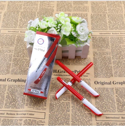 171 New Fancy Products High Grade Daily Necessities Solid Rod Red Shell Ball Pen