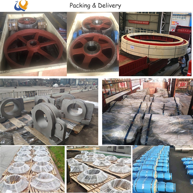 Foundry Water Glass Sand Casting Ductile Iron Rolling Mill Archway