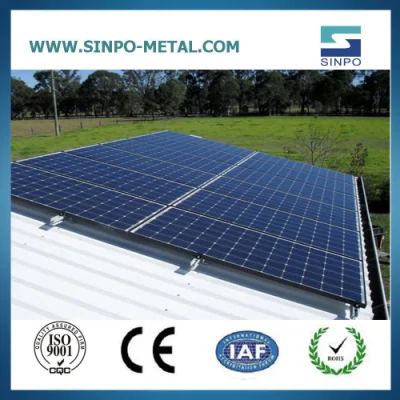 Solar Panel Support System Solar Panel Support Frame for Corrugated Metal Roof Solar Power System