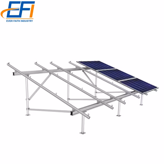 Solar Panel N Ground PV Mounting Racking Bracket Open Support System Guangzhou 500W