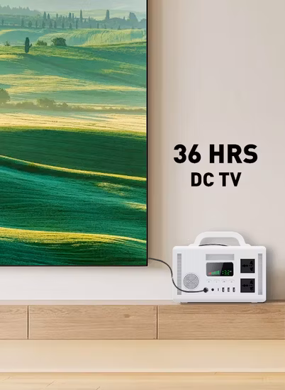 Quality Solar Power System with Light and Support DC 12V, DC 5V, AC 220V Output