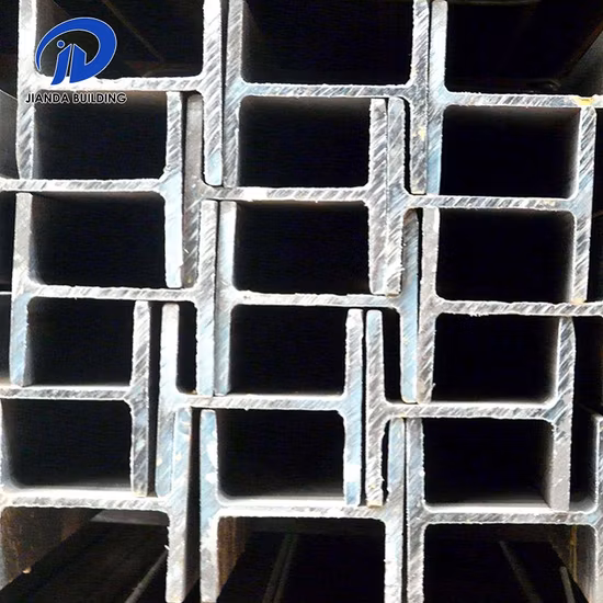 Construction Structural I Beam Ss400 ASTM A36 H Section Hot Rolled Metal Iron Carbon Mild Black Steel I Beam