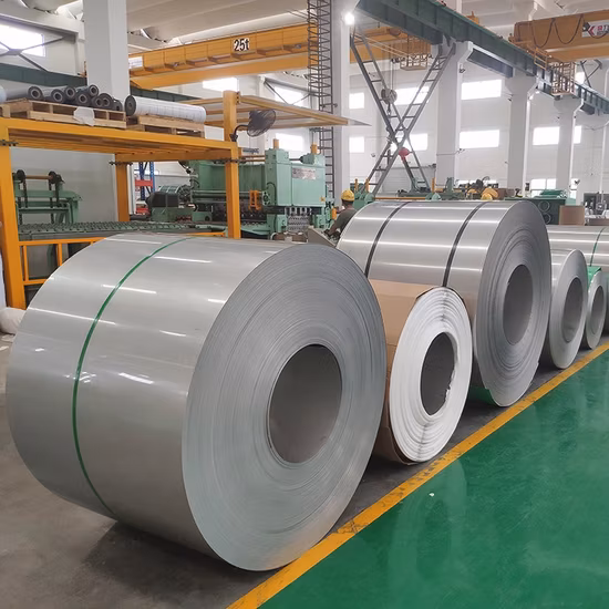 Factory Spot Hot/Cold Rolled ASTM SUS JIS 201/304/316/321/316L 2b/No. 1/No. 4/Hl/Ba/8K Mirror Finish Stainless Steel Roll Coil